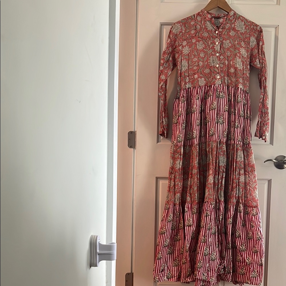 lido tiered maxi dress